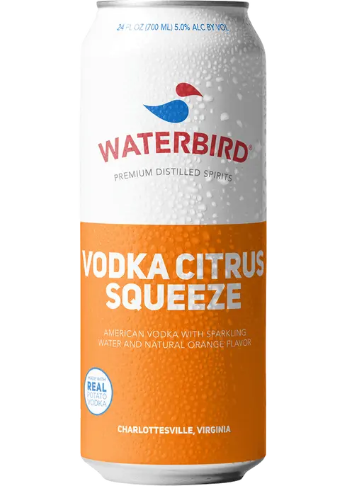Waterbird Vodka Citrus Squeeze 12oz 4pk Cn