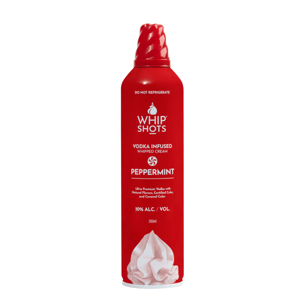 Whip Shots Peppermint Vodka Infused Whipped Cream 200ml