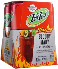 Zing Zang Blazing Bloody Mary With Vodka 4pk Cn