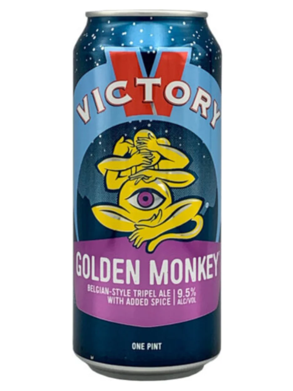 victory golden monkey 16oz sng can